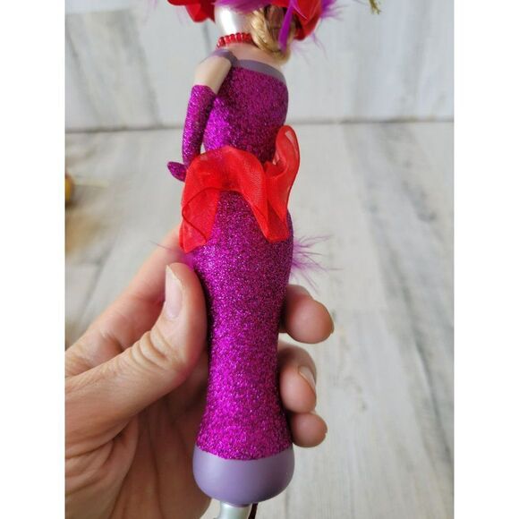 De carlini elegant shopper lady Italian glass vintage ornament purple - Picture 4 of 8